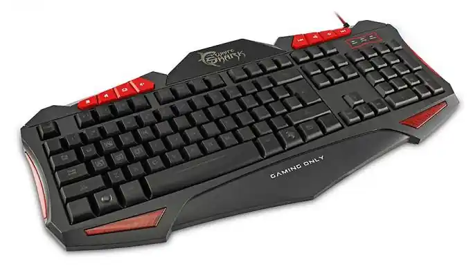 Prezzo Di Fabbrica Tastiera Gaming Shogun USB Nero / Rosso GK-1621