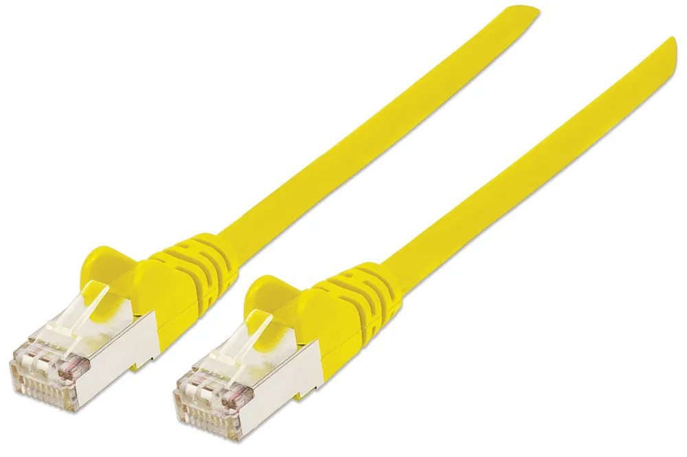 Cavo Patch Cat.7 Plug RJ45 6A S/FTP LSZH 0.5m Giallo Popolare