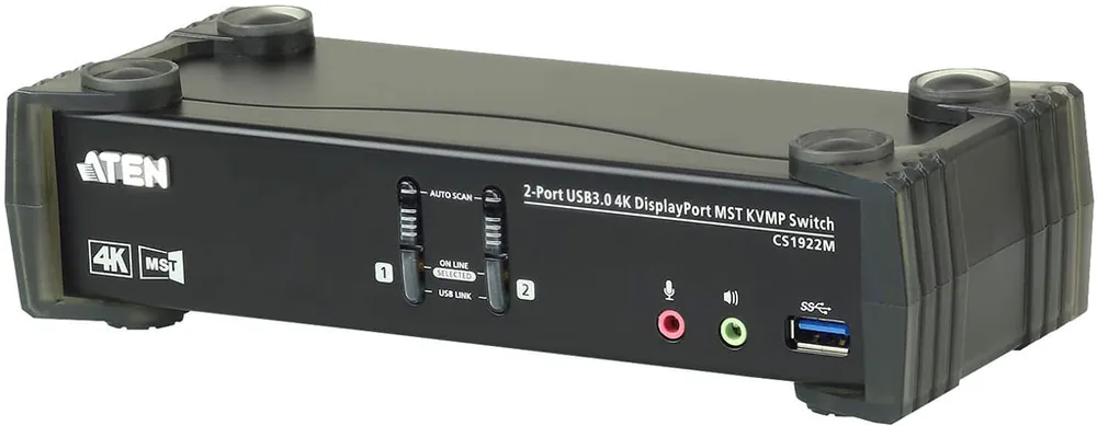 Compra Adesso Switch KVMP 4K DisplayPort a 2 porte MST USB3.0, CS1922M