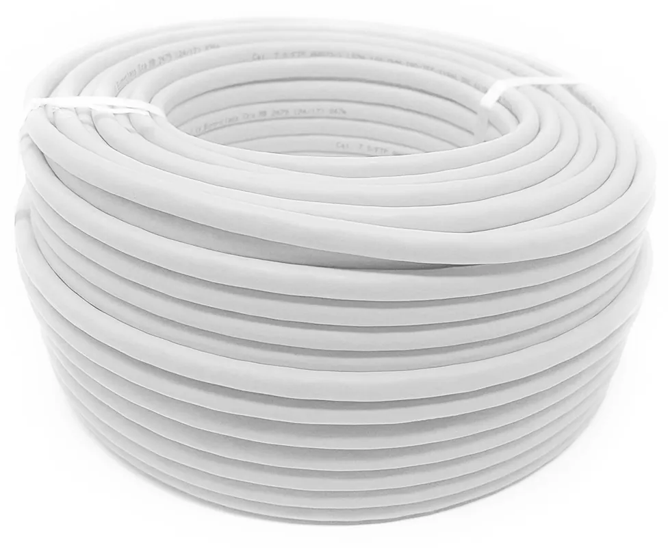 Sconto Matassa S/FTP Cavo Cat.6 PIMF CCA 305m Rigido Bianco