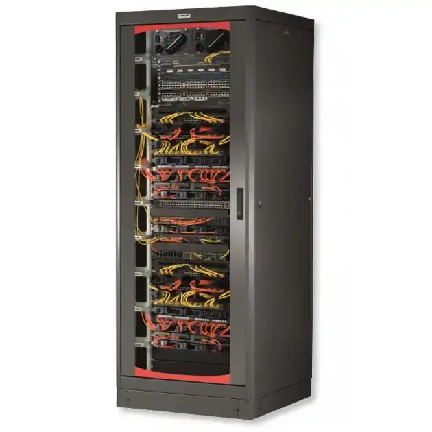 Quantità Limitata Armadio Server Rack 19" 800x1200 27U Nero Serie Lite Porta Grigliata