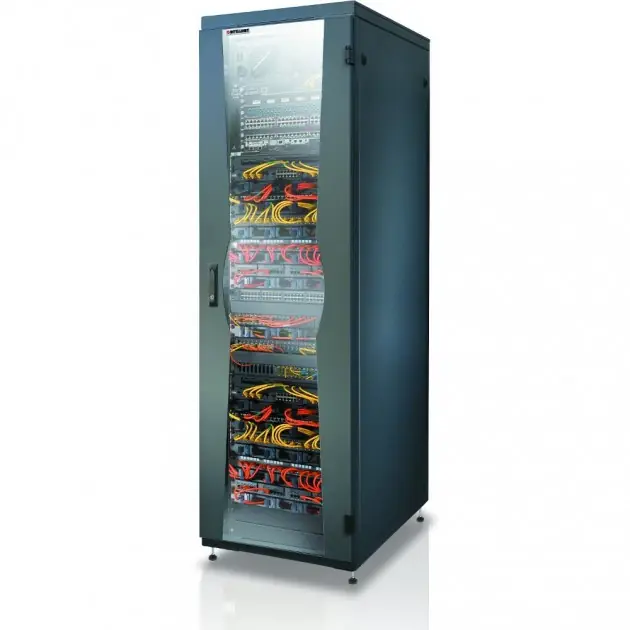Armadio NetRack 19" 800x1000 42 Unità Nero Porte Grigliate da Assemblare Compra Online
