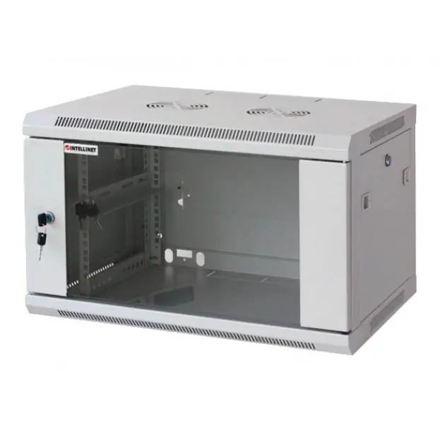 Armadio Rack 19" a muro 6 unità sezione unica prof. 600mm Grigio - RICONDIZIONATO Offerta Lampo