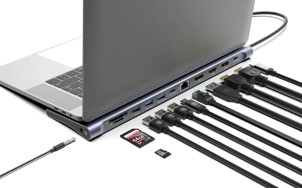 Docking Station USB-C™ 12-in-1 4K Triplo Monitor con MST Novità
