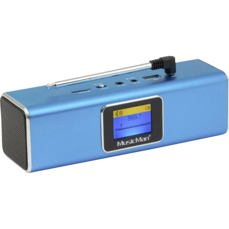 Speaker Portatile Bluetooth Wireless DAB Azzurro, BT-X29 Ultima Occasione