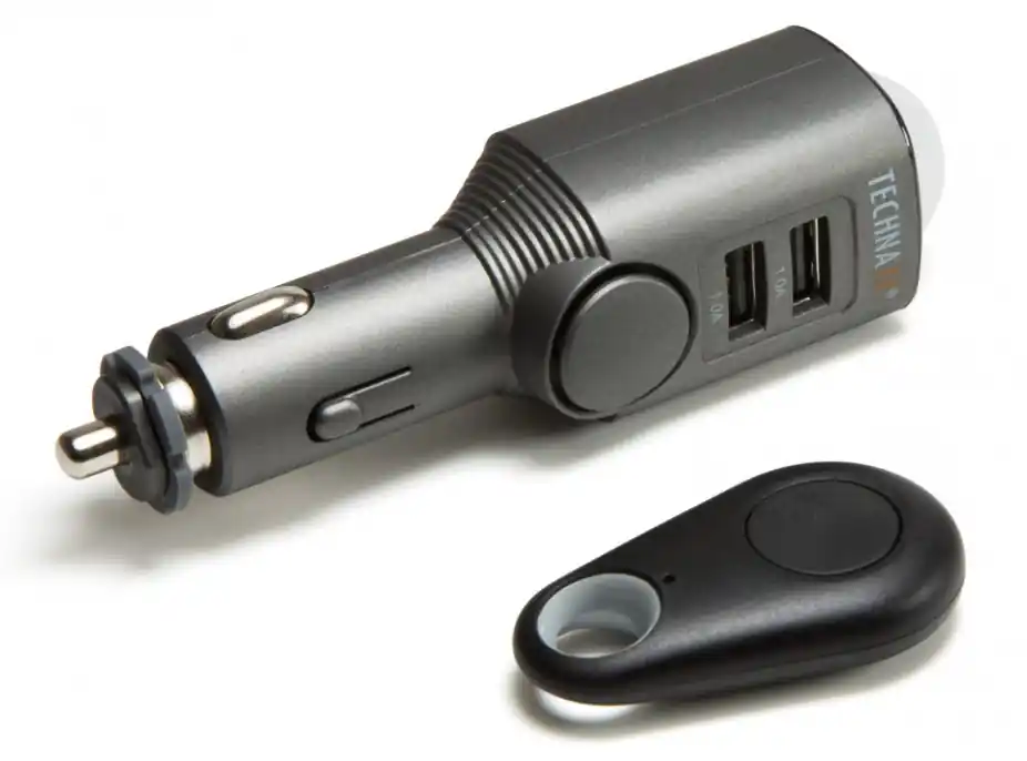 Ultime Pezzi Allarme per Auto Sensore PIR con Telecomando e Caricatore USB, TX-100