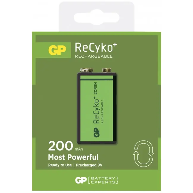 Saldi Blister 1 Batteria Ricaricabile 20R8HE-2GB1 9V ReCyko