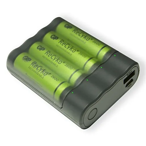 Popolare Powerbank e Caricabatterie AA 2 in 1, GPX411