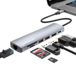 Docking Station USB-C™ PD 7-in-1 4K Hub Multiporta Direttamente Dal Produttore