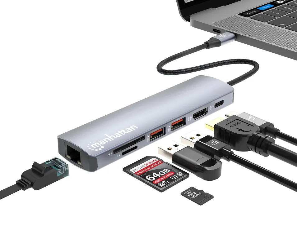 Docking Station USB-C™ PD 7-in-1 4K Hub Multiporta Direttamente Dal Produttore