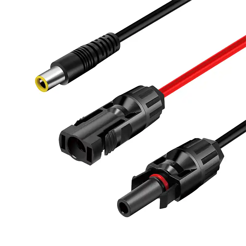 Super Prezzo Cavo Adattatore Pannello Solare DC7909/M a 2x MC4/MF Rame Nero/Rosso 1,8m