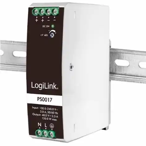 Alimentatore su Guida DIN 48V 2,5A 120W Professionale