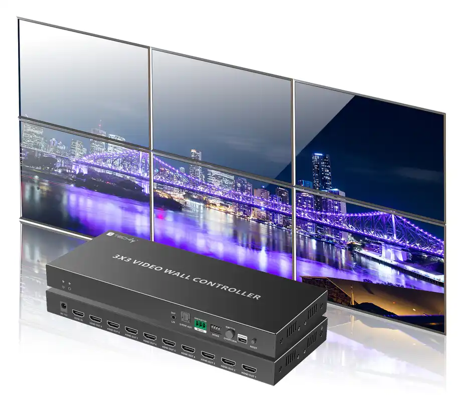 Controller per Video Wall 3x3 HDMI 9 Canali Consegna Rapida