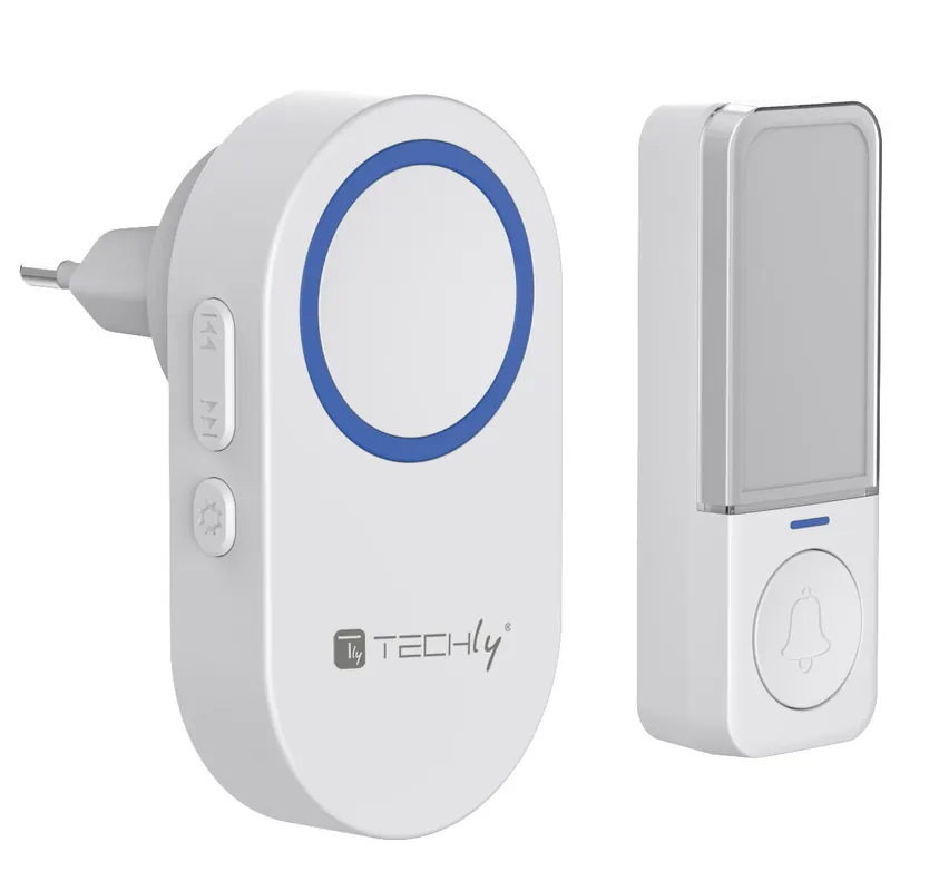 Vendita Finale Kit Campanello Wireless fino a 180m con Pulsante IP56 Battery Free