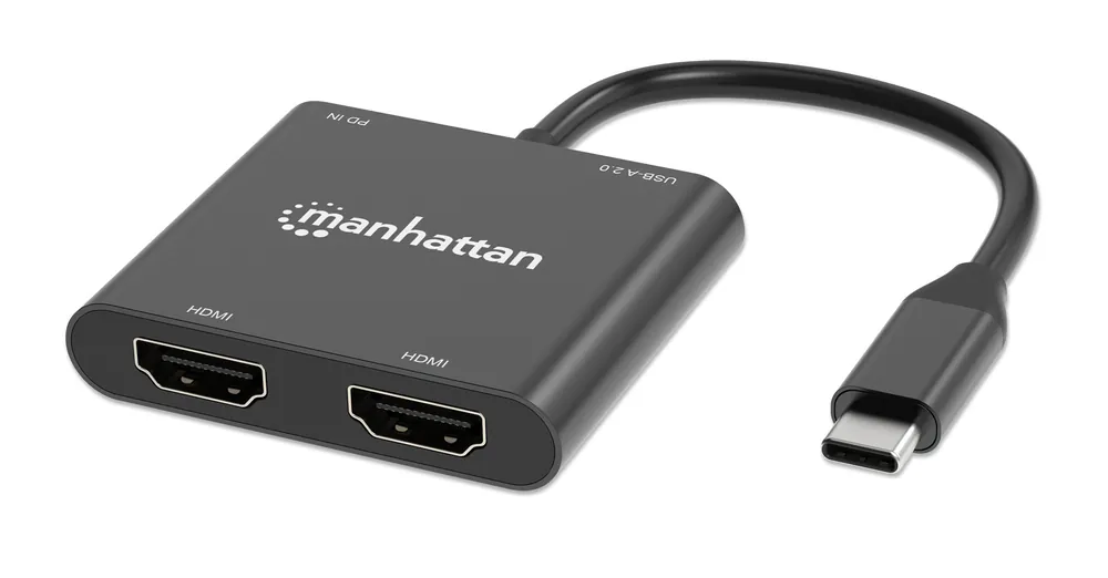 Ultime Pezzi Adattatore USB-C™ PD a Doppio Monitor HDMI per Laptop e Tablet