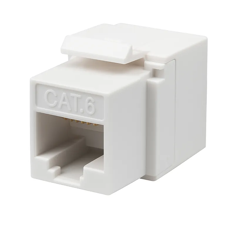 Direttamente Dal Produttore Frutto Keystone RJ45 Cat.6 UTP 180° Toolless Bianco