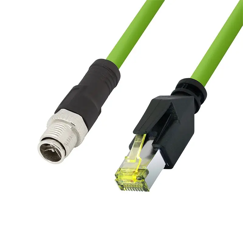 Ultima Occasione Cavo di Rete Industriale M12 RJ45 Cat. 6A SFTP PUR 2m