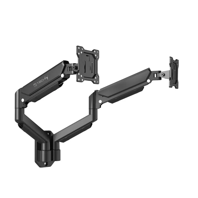 Staffa a Muro con Molla a Gas per due Monitor 13-32" Offerta Del Giorno